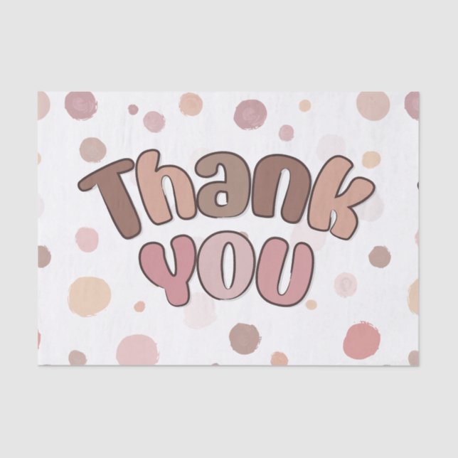 Thank you  tissue paper (Front)