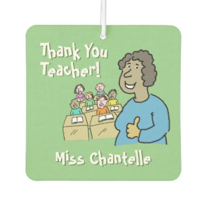 Thank You to a Female Teacher Air Freshener