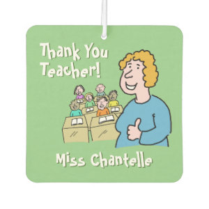 Thank You to a Female Teacher Air Freshener