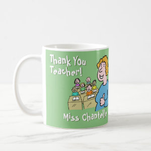Thank You to a Female Teacher Coffee Mug