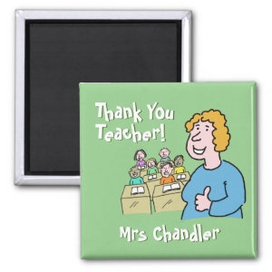 Thank You to a Female Teacher Magnet