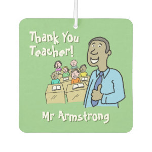 Thank You to a Male Teacher Air Freshener
