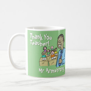 Thank You to a Male Teacher Coffee Mug