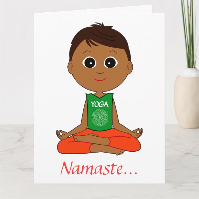 Thank You to a Yoga Teacher Card (Front)