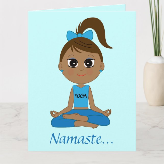 Thank You to a Yoga Teacher Card (Front)