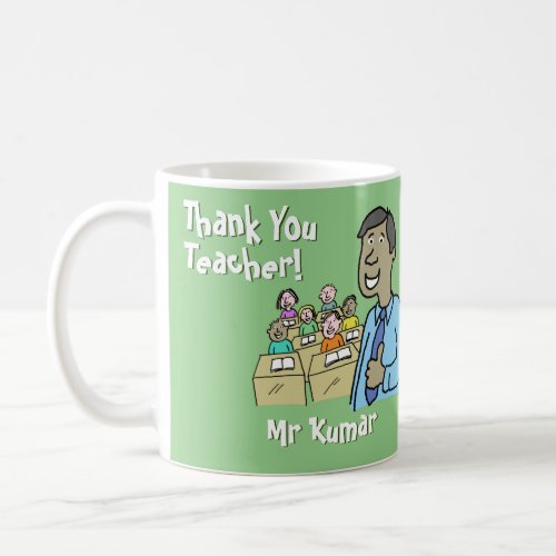 Thank You to an Asian Male Teacher Coffee Mug