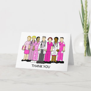 Thank you to Breast Cancer Medical Team Card