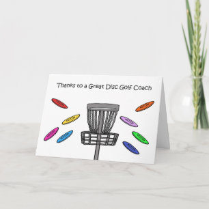 Thank You to Disk Golf Coach Card