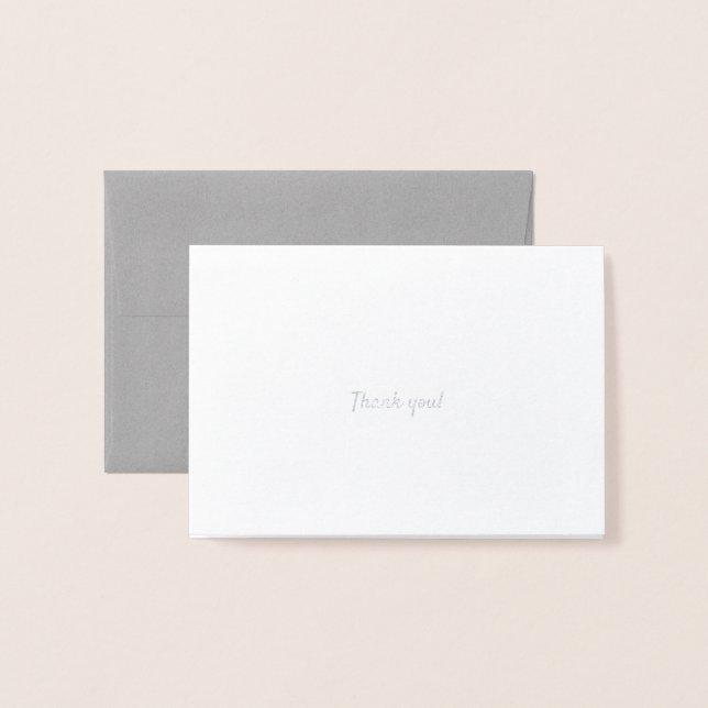 Thank you to friends from cancer survivor foil card (Front With Envelope)