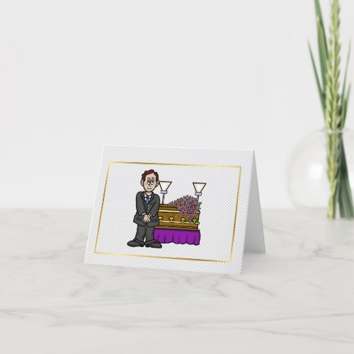 Thank You To Funeral Home Greeting Card