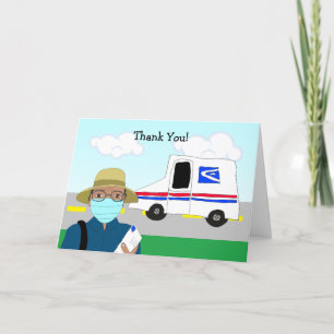 Thank you to Mail Men or Mail Ladies Card