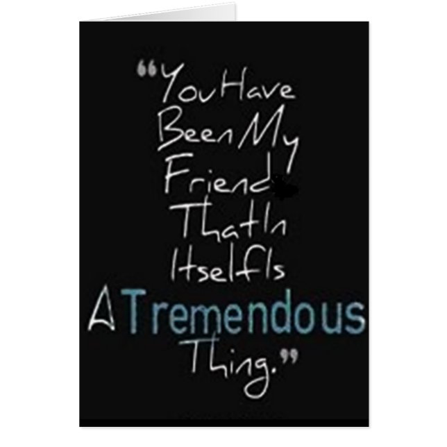 **THANK YOU** TO MY AMAZING FRIEND (Front)