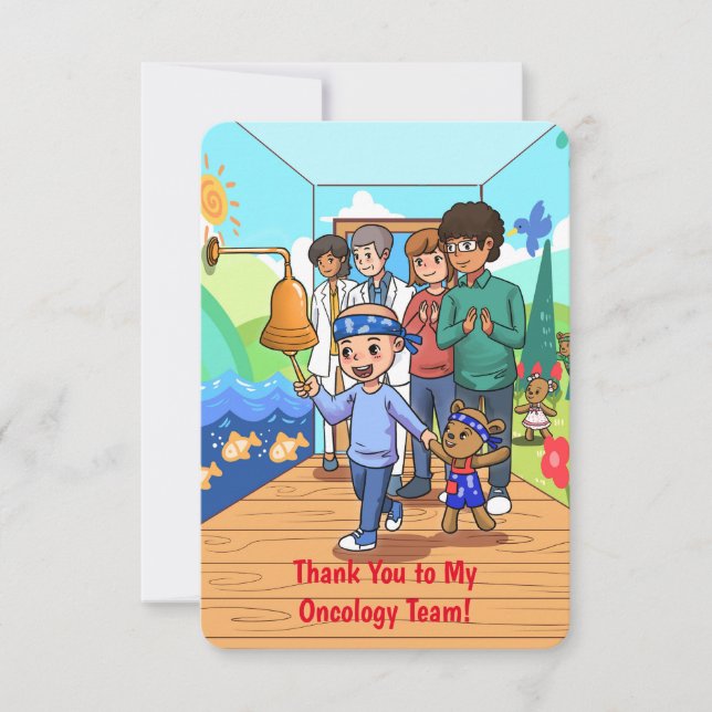 Thank You to My Oncology Team Note Card (Front)