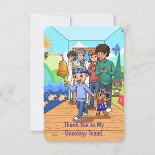 Thank You to My Oncology Team Note Card