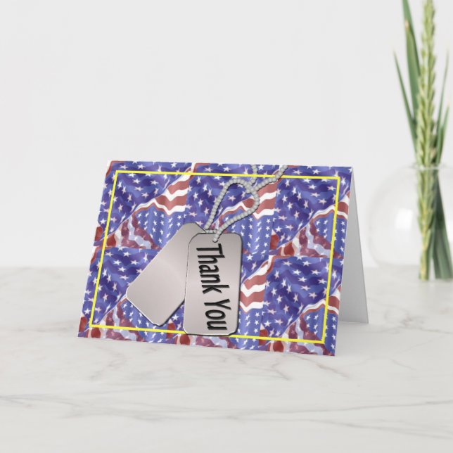 Thank You To Our Troops Card (Front)