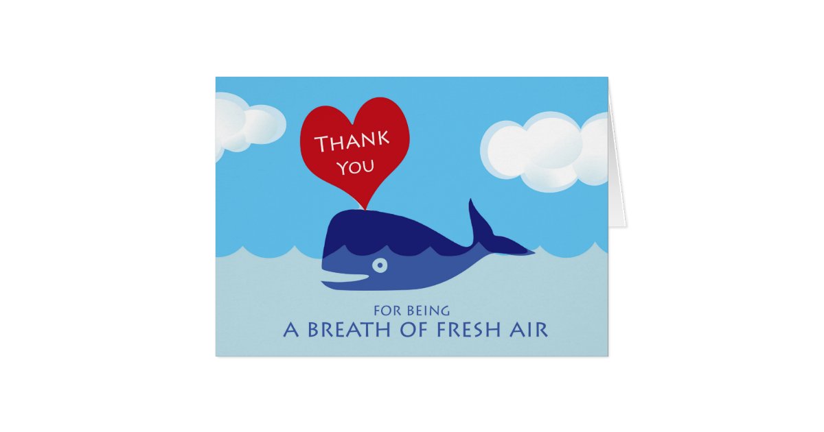 Picture of Thank You to Respiratory Therapist, Fresh Air | Zazzle