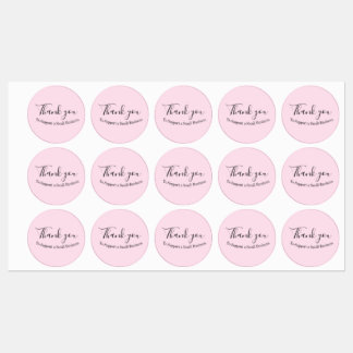 Thank you to support a small business labels