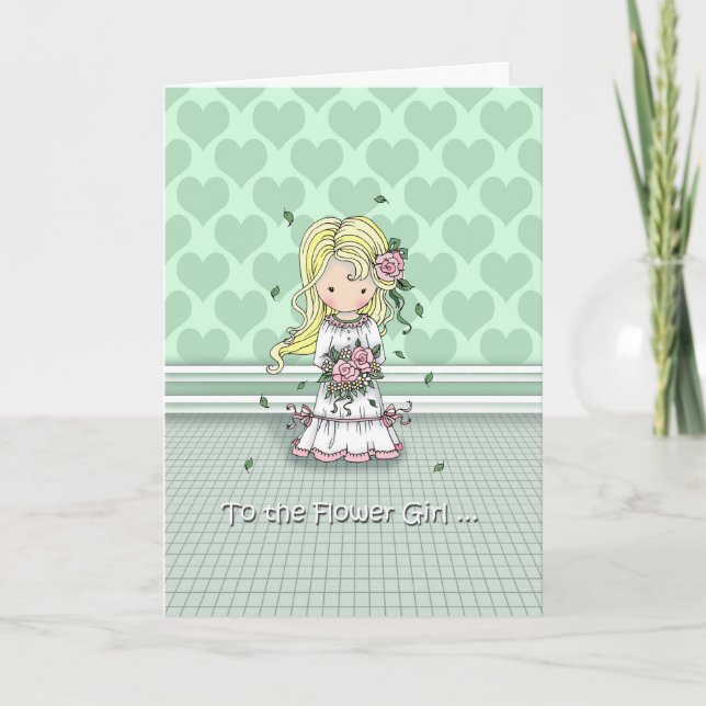 Thank You to the Flower Girl Card (Front)