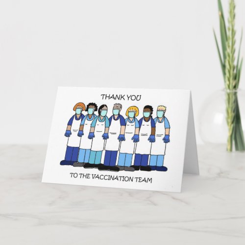 Thank You to the Vaccination Team Card