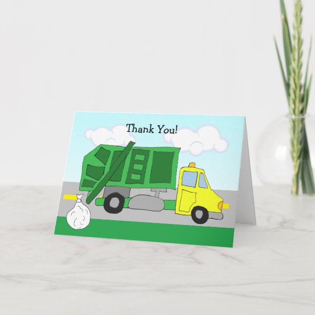 Thank you to the Waste Disposal Workers Card (Front)