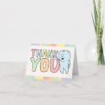 &quot;thank You&quot; Tooth Card at Zazzle