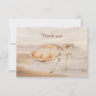 Thank you Totally Awesome Fun Turtle Animal Card