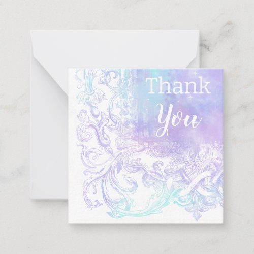  Thank You TY Gratitude AP63 Flat Note Card