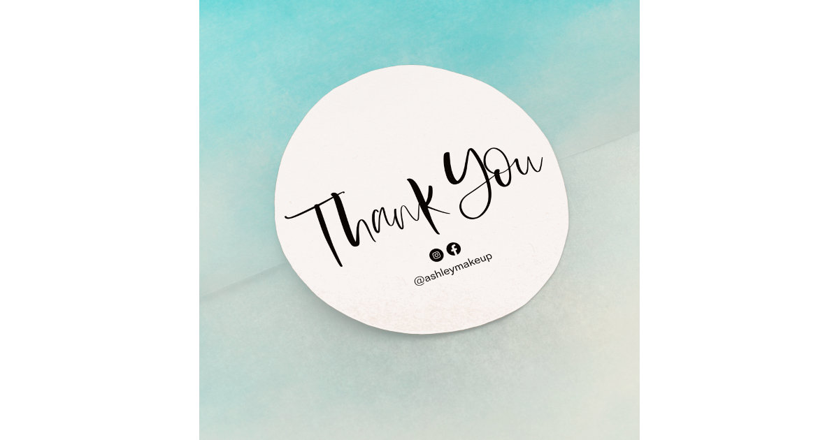 thank you typography