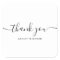 Thank you typography minimalist black and white