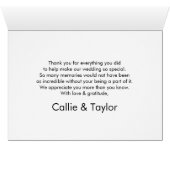 Thank You Typography, Wildflowers, Confetti Cards (Inside Horizontal (Bottom))