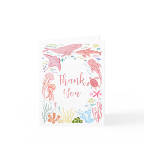Thank You Under The Sea Card