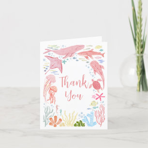 Thank You Under The Sea Card