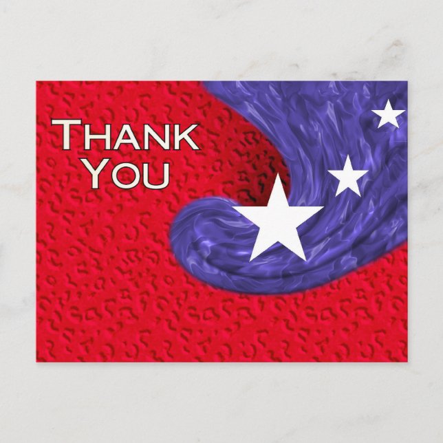 Thank You USA Postcard (Front)
