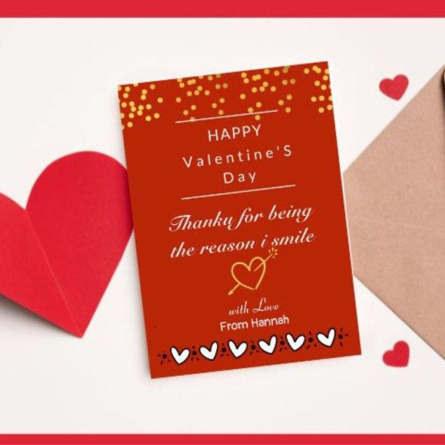 thank you valentine's day  note card (Creator Uploaded)