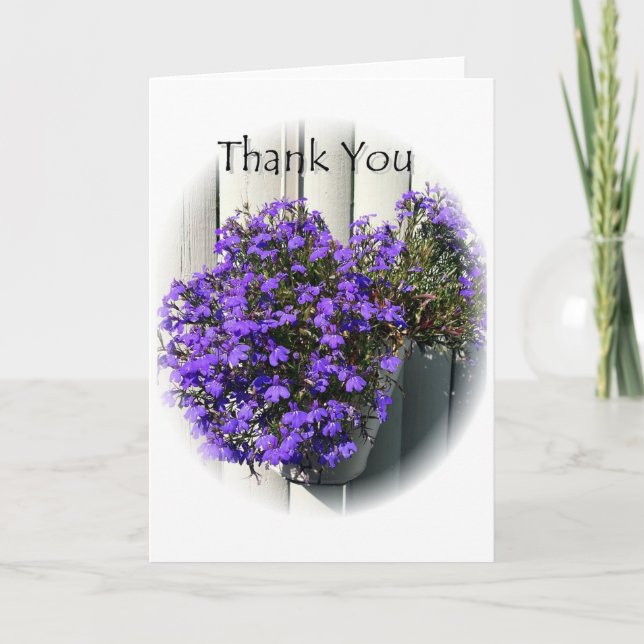 Thank You Verbena Card (Front)