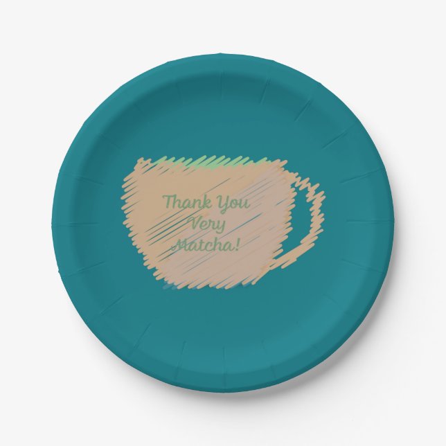 Thank You Very Match Paper Plates (Front)