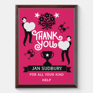 Thank You Very Much Award Plaque