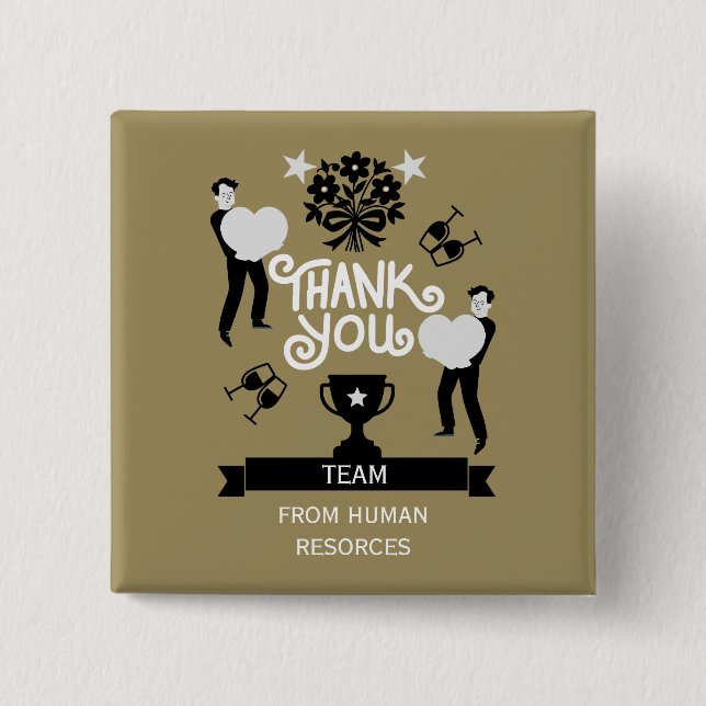 Thank You Very Much Button (Front)