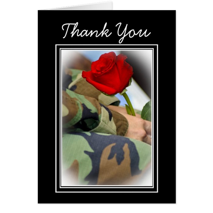 Thank You Veteran Card Zazzle