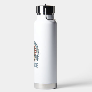 Thank You Veteran Patriotic Boots Service Shirt_1 Water Bottle