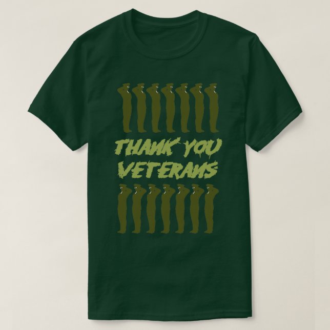 Thank You Veterans 8 T-Shirt (Design Front)