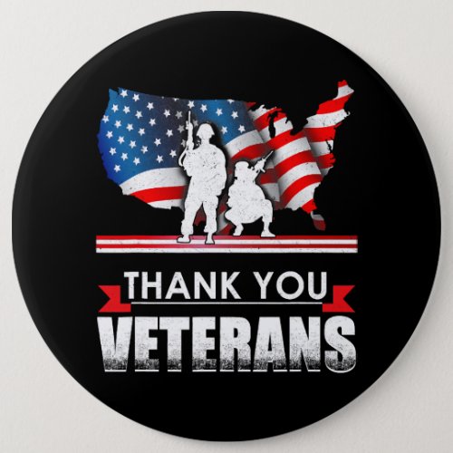 Thank You Veterans American 280 Button