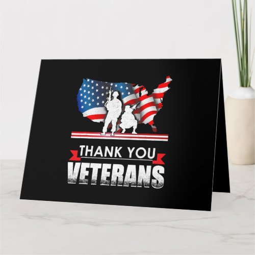 Thank You Veterans American 280 Card