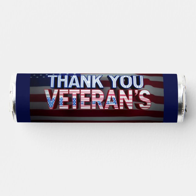 Thank you Veterans Breath Savers® Mints (Front)