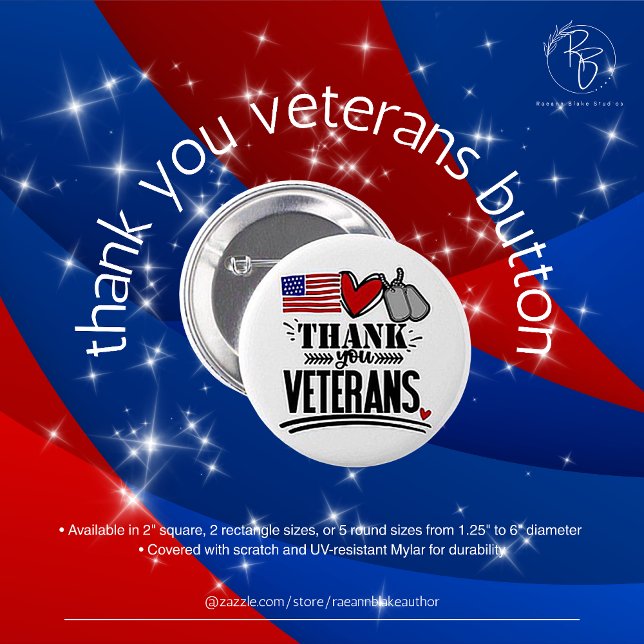 Thank You Veterans Button (Creator Uploaded)