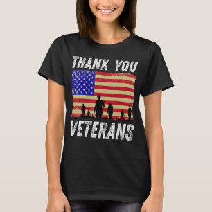 Thank You Veterans Combat Boots Veteran Day Americ T-Shirt