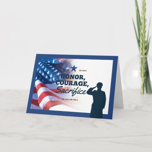 Thank You Veterans Day Card