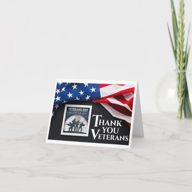 Thank You Veterans Day Card (Front)