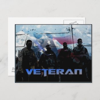 Thank You Veterans Day Postcard by ForEverProud at Zazzle