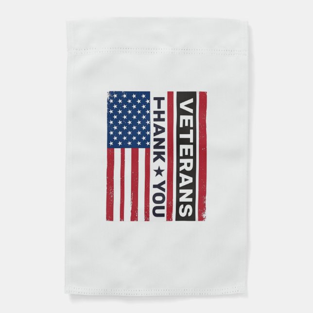 Thank You Veterans Distressed Flag Vector Design_1 (Front)